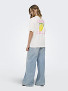 Only T-shirt ONLELLE 15373343 - Cloud Dancer