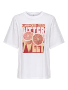 Only  T-shirt ONLMILA 15372177 - Bright White
