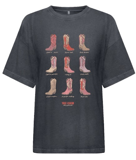 Only T-shirt ONLMILA 15382738 - Phantom