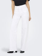 Only Wide Leg Jeans ONLMADISON 15310632 - White