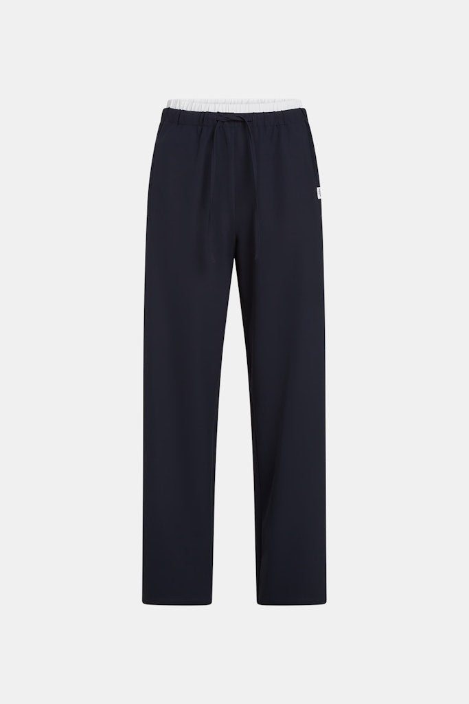 Penn&Ink Broek S25N1578 - 55/01 Navy-White