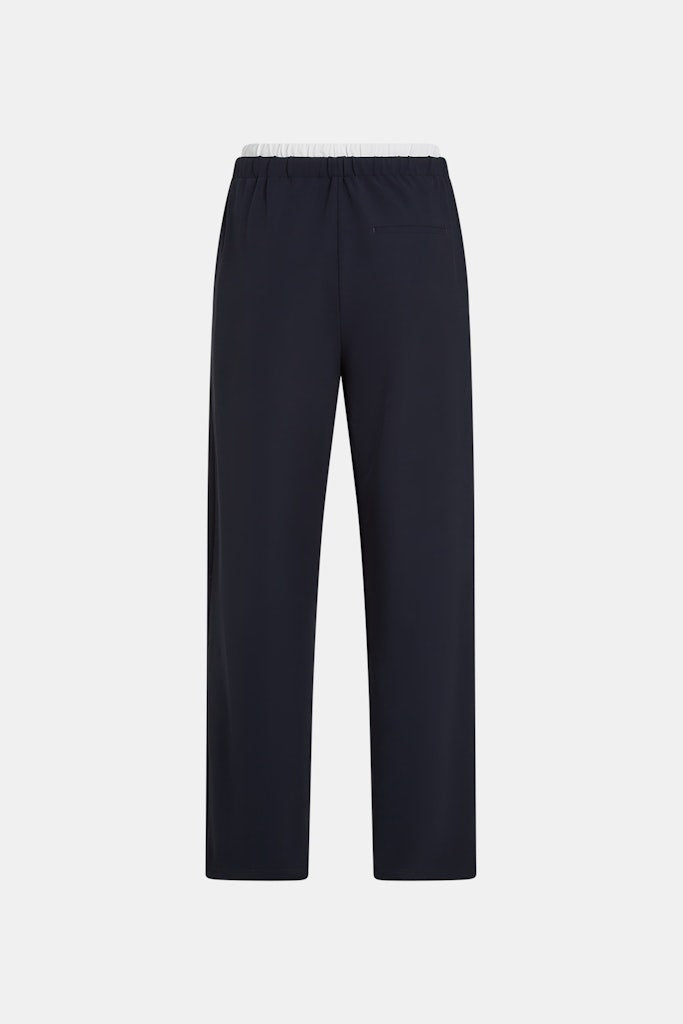 Penn&Ink Broek S25N1578 - 55/01 Navy-White