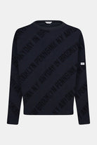 Penn&Ink Sweater AOP W25T1207 - 55 Navy