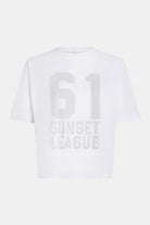 Penn&Ink T-Shirt Sunset League S26F1889LTD - 01 White