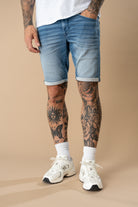 Petrol Denim Short M-ROS-SHO001 - 5752 Medium Indigo