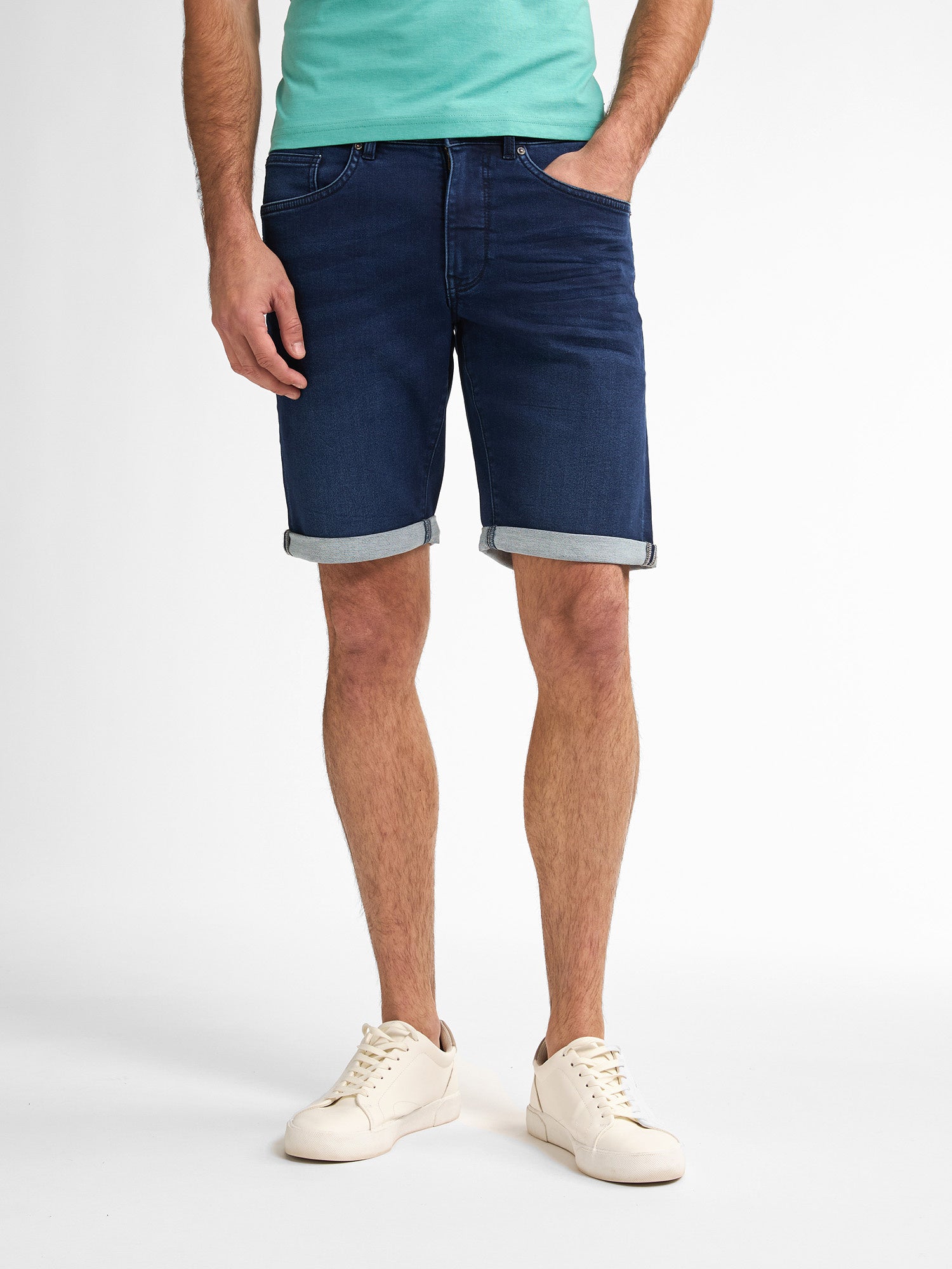 Petrol Denim Short M-ROS-SHO001 - 5806 Dark Stone