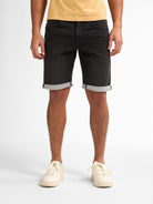 Petrol Denim Short M-ROS-SHO001 - 9705 Black Stone