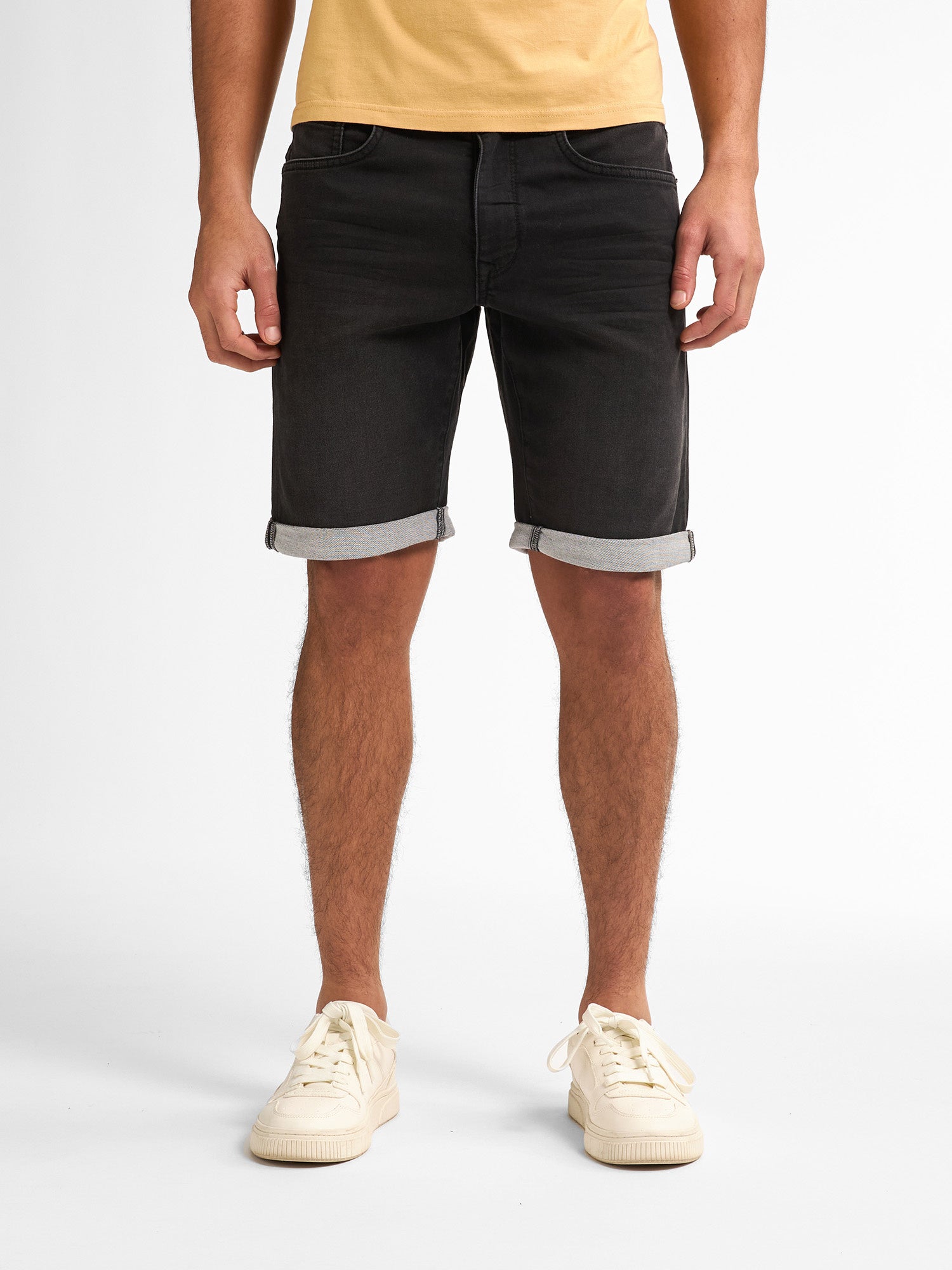 Petrol Denim Short M-ROS-SHO001 - 9705 Black Stone