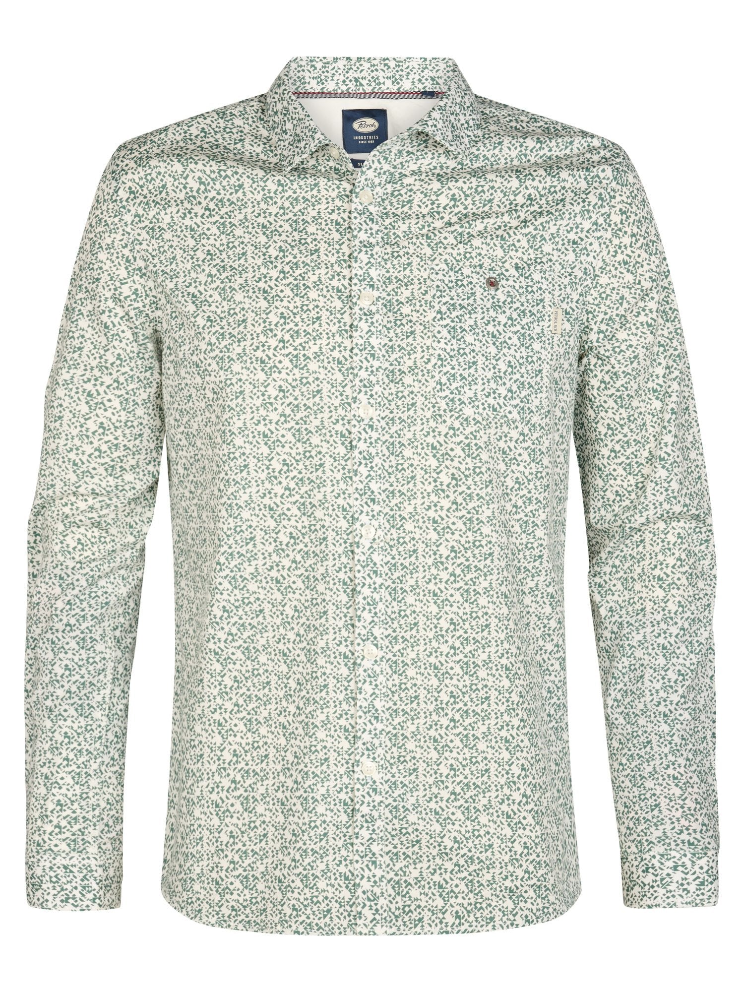 Petrol Overhemd M-1060-SIL403 - 6180 Oil Green