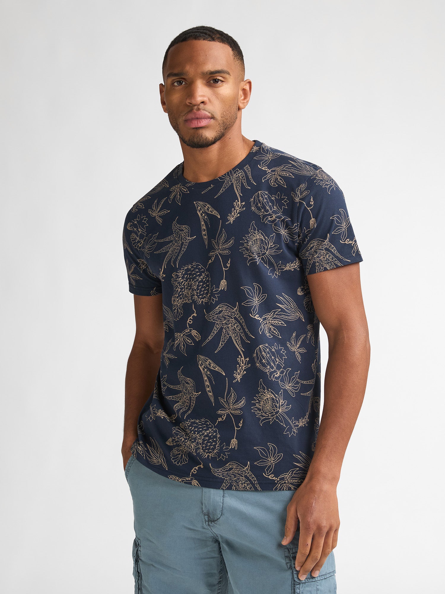 Petrol Shirt M-1060-TSR618 - 5178 Navy Blue