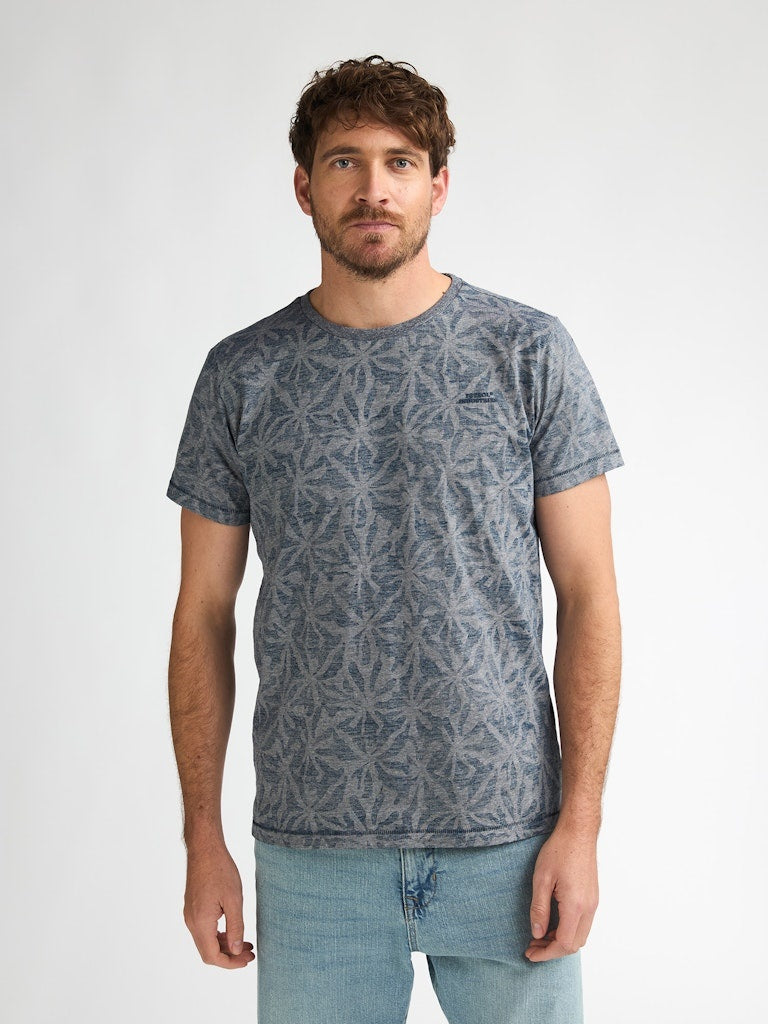 Petrol T-Shirt M-1060-TSR650 - 5178 Navy Blue