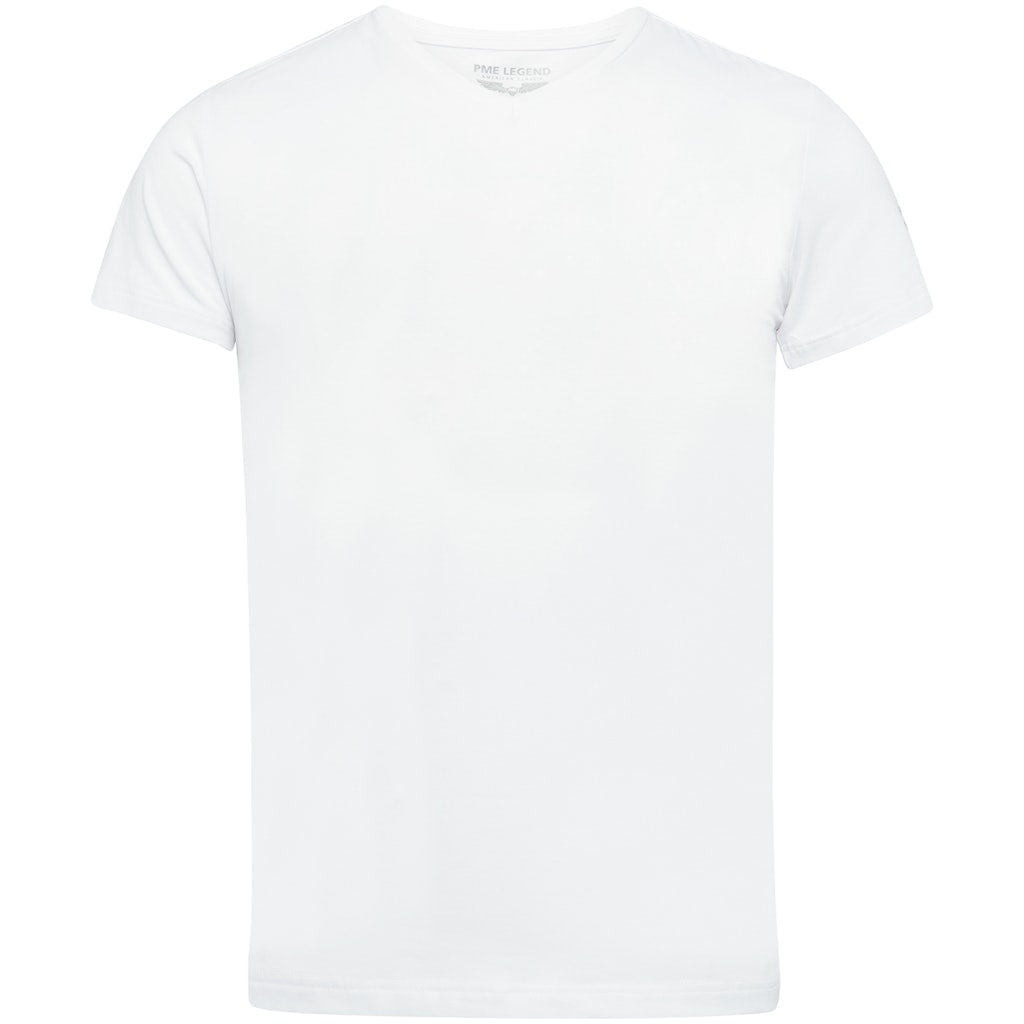 PME Legend 2-pack V-neck basic t-shirt PUW00230 - 900 Wit