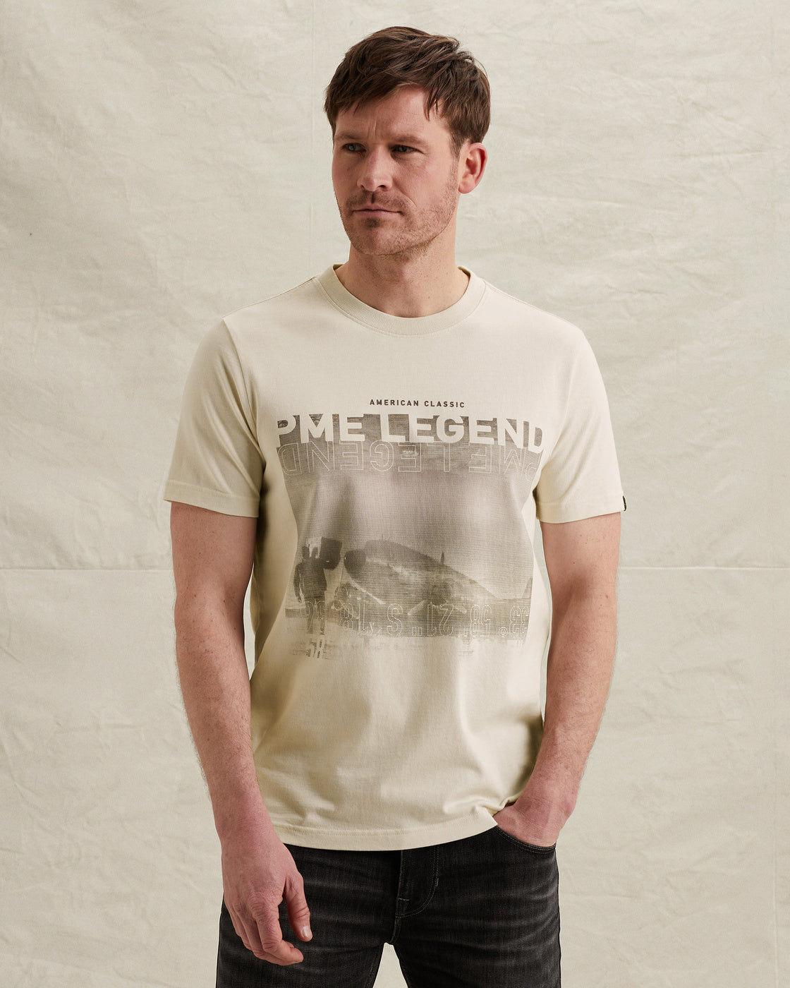 PME Legend T-shirt PTSS2603570 - 7013 Bone White 