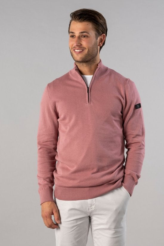 Presly & Sun Half-Zip Trui Pullover PS_Lewis - Lila