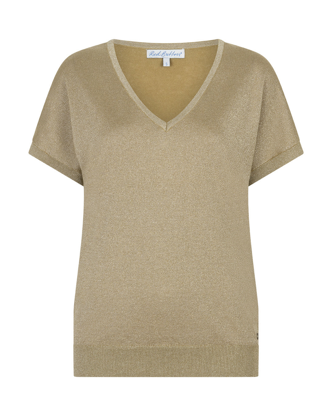 Red button T-Shirt Jerry Sparkle SRB4812 - 338 Moss