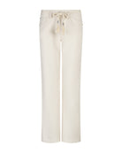 Red button Wide Leg Jeans Colette SRB4902 - Ecru