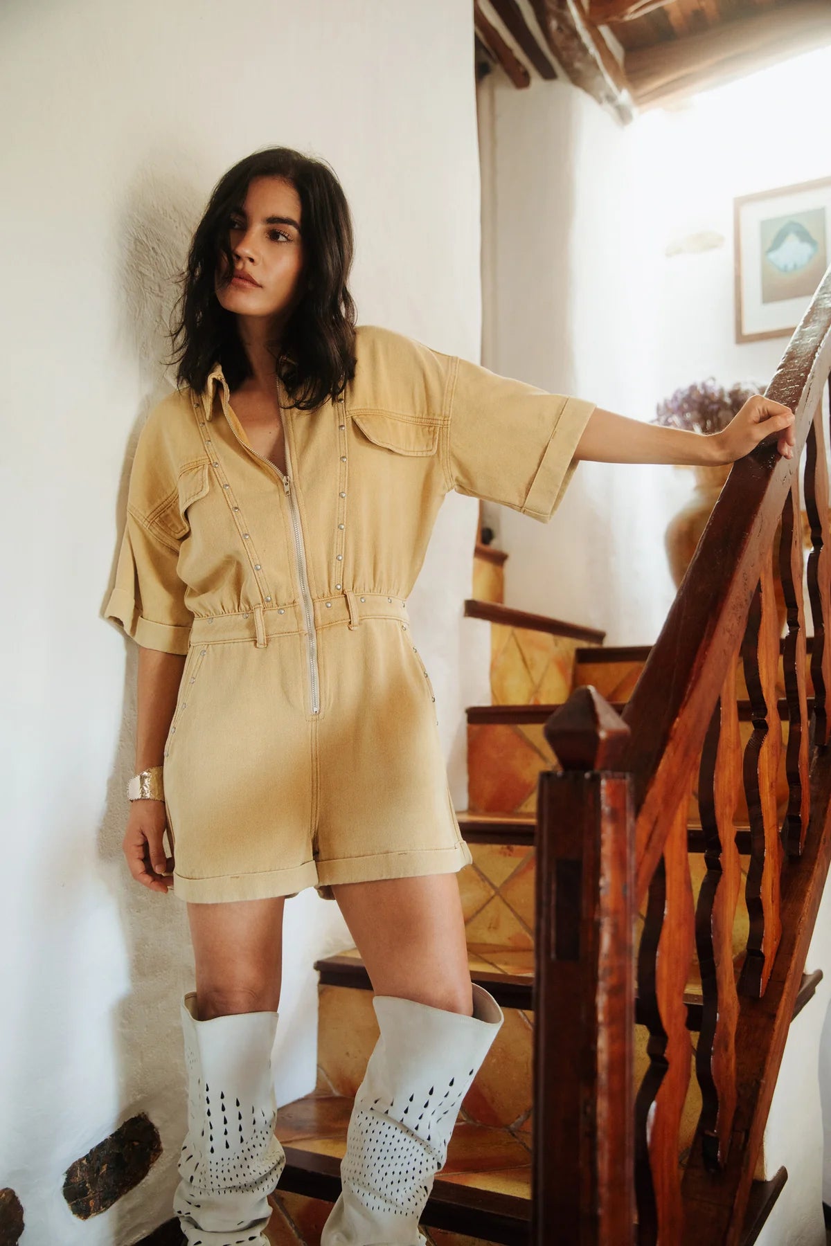 Refined department Playsuit Kate R2603373942 - 601 Camel