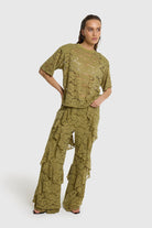 Refined Department Wijde Broek Aya R2605157171 - 702 Army