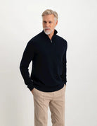 SAINT STEVE   Half-Zip Trui CAS 19480 - Dark Navy