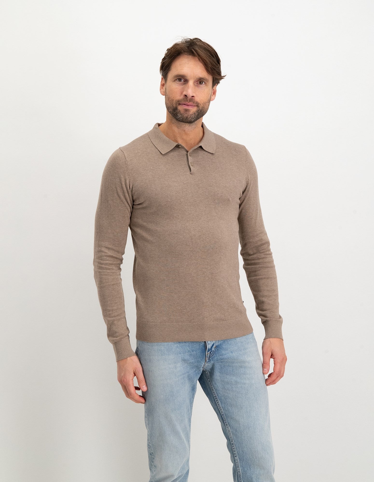 SAINT STEVE Shirt 19478 - Taupe Melange