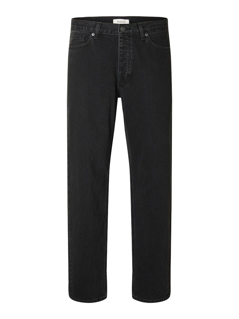 selected Broek Regular Fit BEN KORI 16098196 - Black Denim