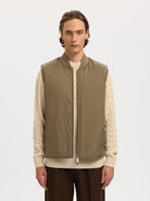 Selected Gilet SLHTHOMAS 16097822 - Caribou