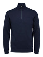 Selected Half Zip Trui  SLHBERG 16074687 - Navy Blazer Melange