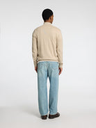 selected Half Zip Trui SLHBERG 16074687 - Oatmeal