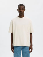Selected Homme T-shirt 16094143 - Oatmeal