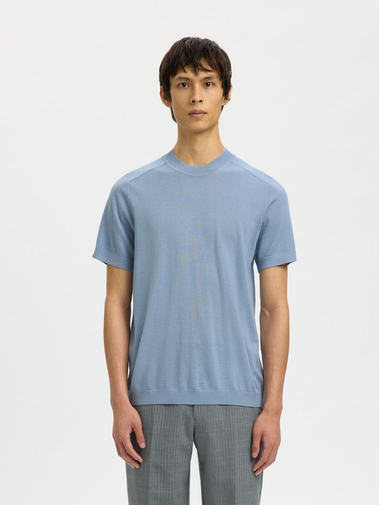 Selected Homme T-shirt 16096370 - Dusty Blue