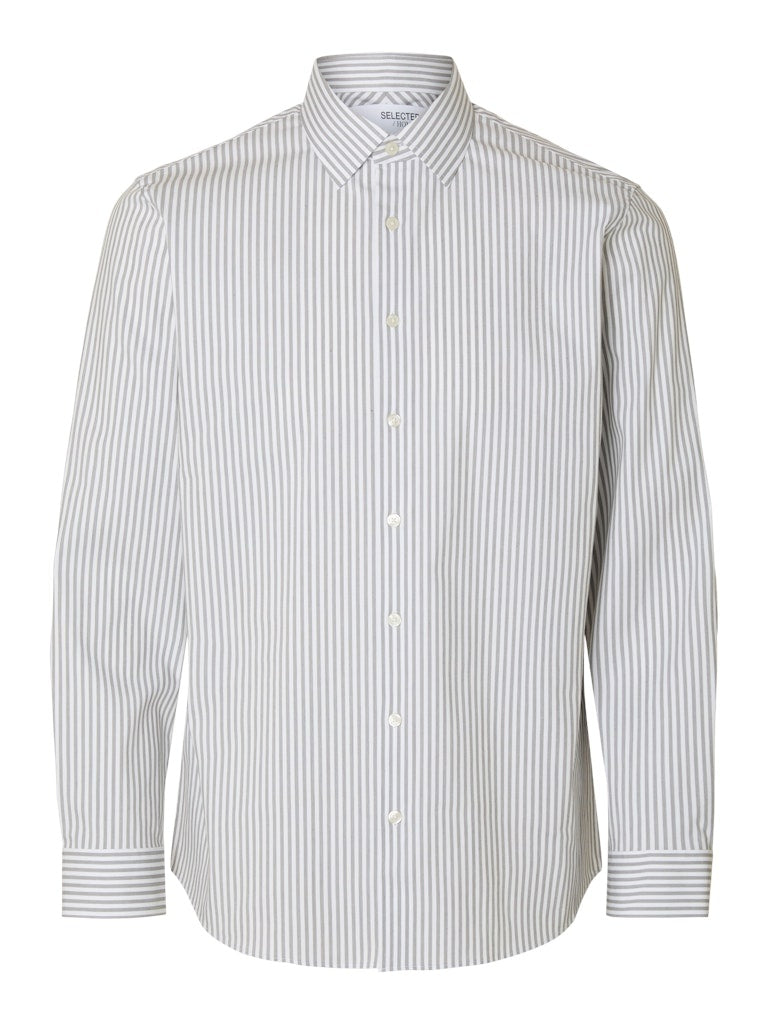selected Overhemd 16092939 - Bright White Stripes