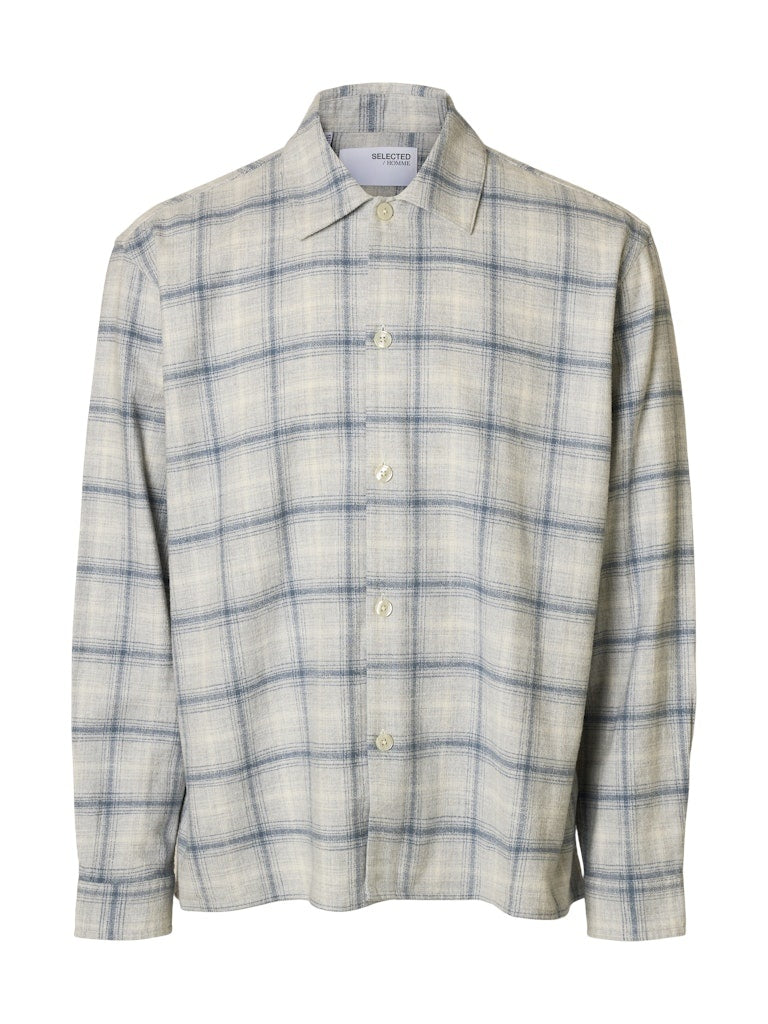 selected Overhemd 16099613 - Light Grey Melange