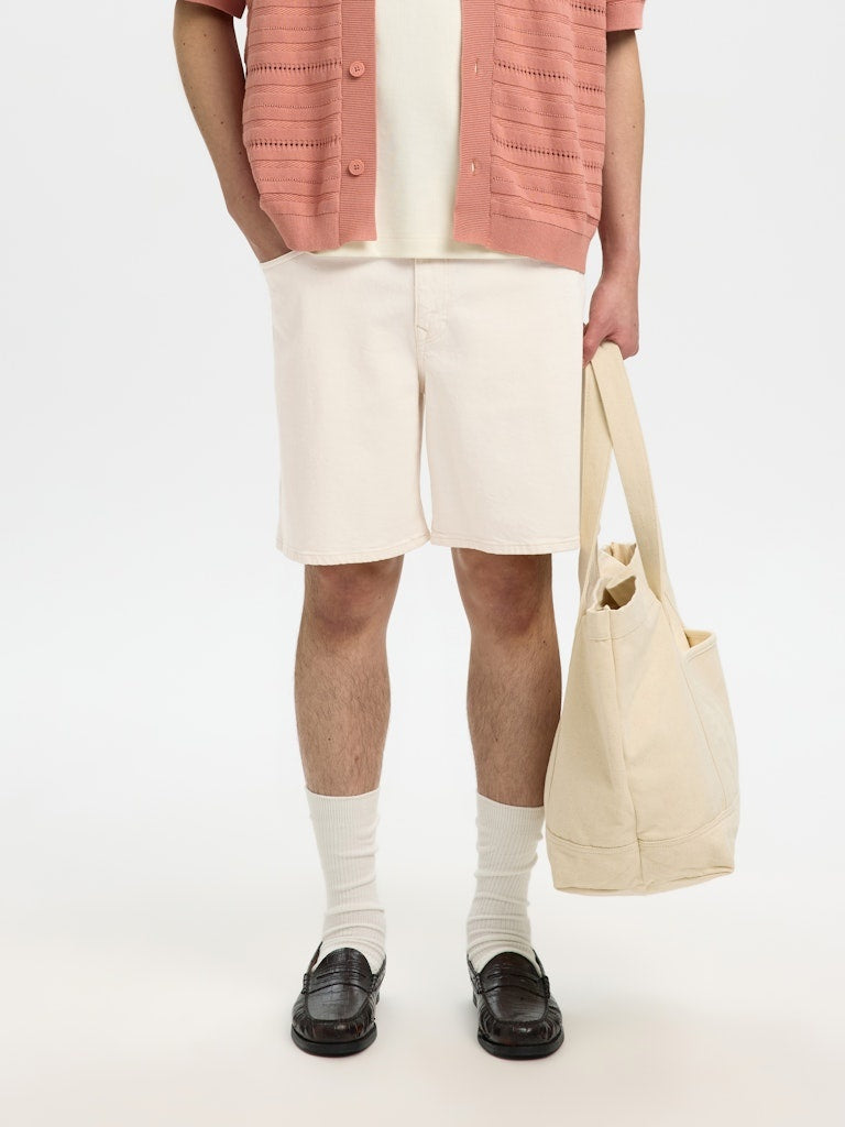 Selected Short ALEX 16100121 - Ecru