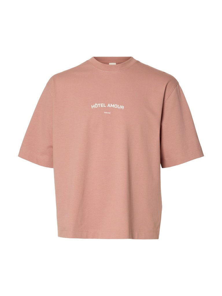 Selected  T-shirt HOTEL AMOUR 16100453 -  Rose Dawn