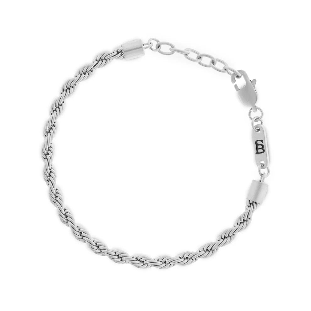 Steel & Barnett Armband Zilver Helix Bracele - B-HEL01