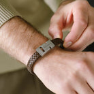 Steel & Barnett Leren Armband LBH/003 - Brown