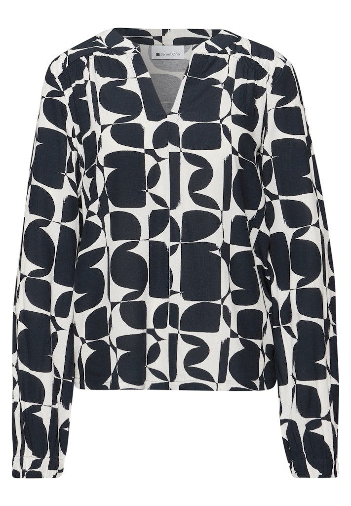 Street One Blouse 324657 - 27502 Shadowed Navy 