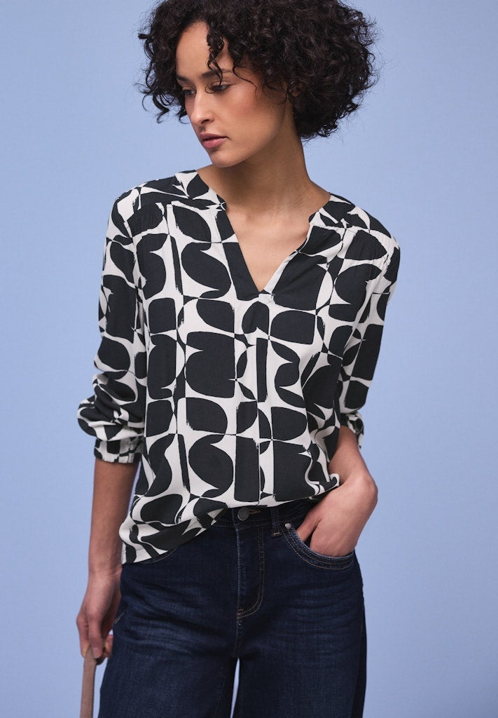 Street One Blouse 324657 - 27502 Shadowed Navy 