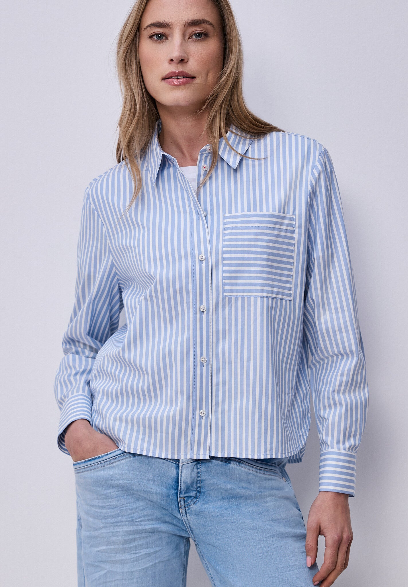 Street One Blouse A346434  - 22289 Original Blue