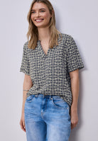 Street One Blouse A346439  - 27502 Shadowed Navy