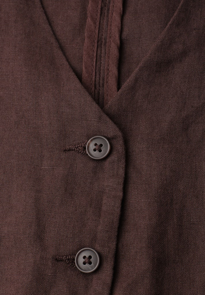 Street One Gilet 220304 - 17276 Espresso Brown