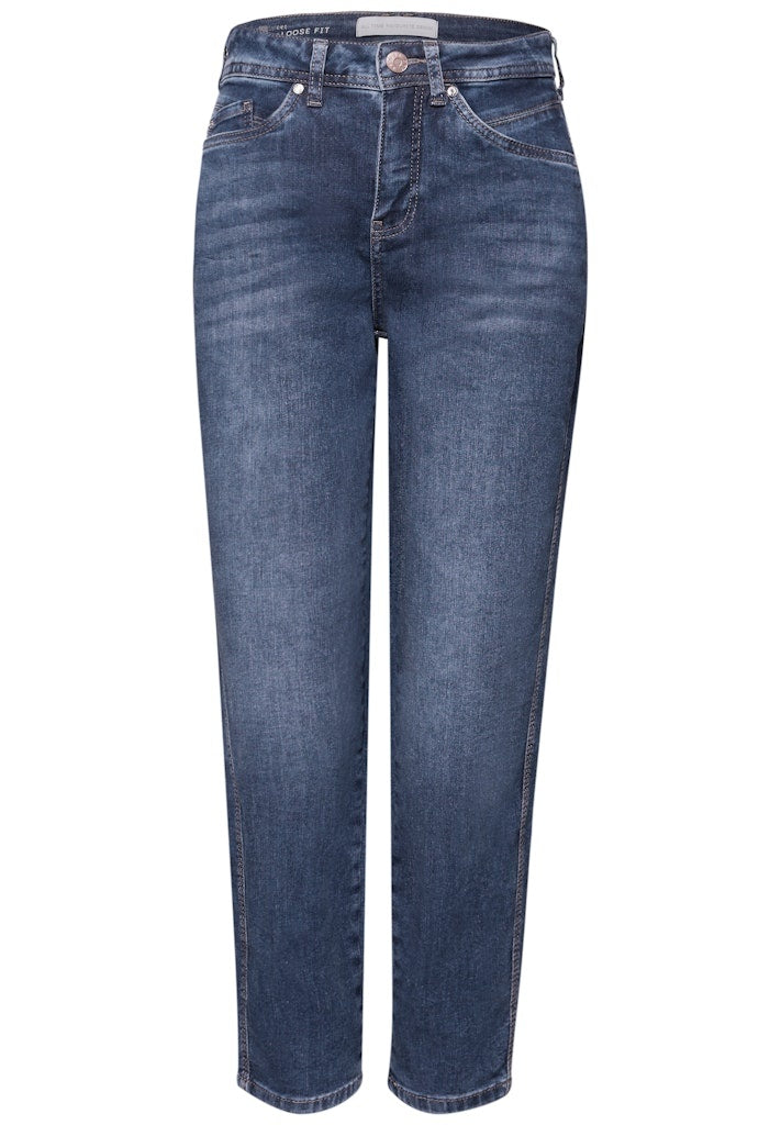 Street One Jeans Barrel 380585 - 17816 Medium Blue Washed