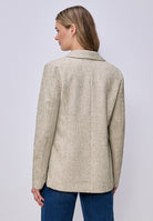 Street One Lange Blazer 212995 - 25437 Smooth Sand Beige