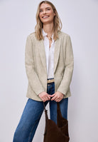 Street One Lange Blazer 212995 - 25437 Smooth Sand Beige