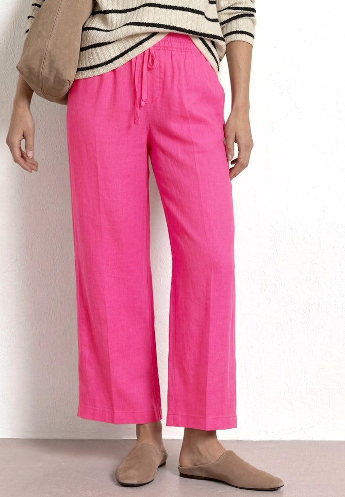 Street One Linnen Broek 379810 - 17281 Magenta Dream 