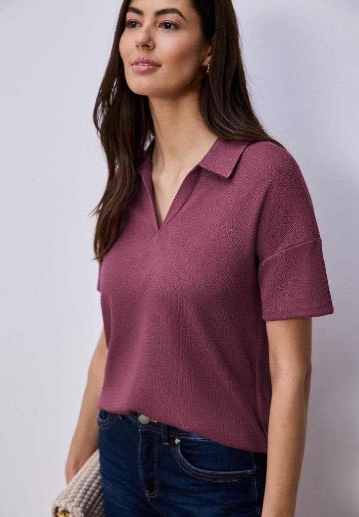 Street One Polo 325067 - 17733 Dark Clouded Blush