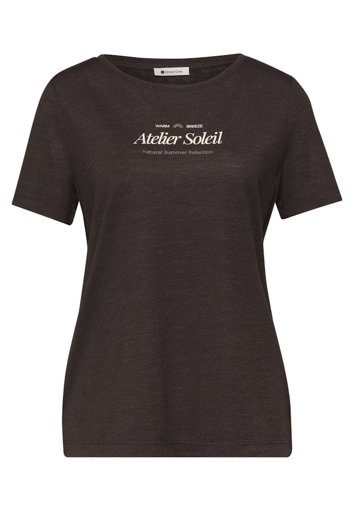 Street One Shirt 324497 - 37276 Espresso Brown 