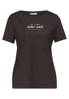 Street One Shirt 324497 - 37276 Espresso Brown 