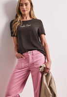 Street One Shirt 324497 - 37276 Espresso Brown 