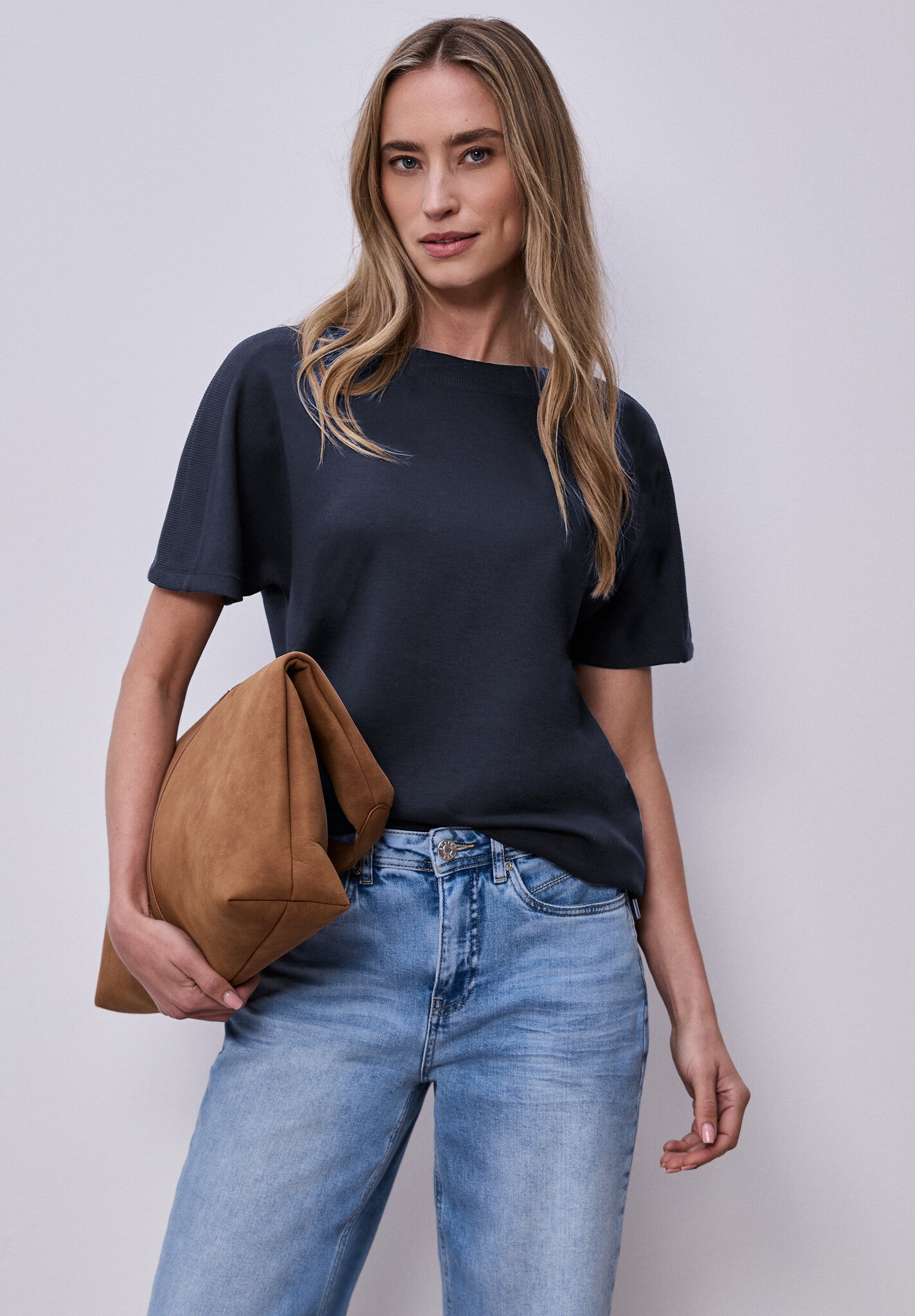 Street One Shirt A324783  - 17502 Shadowed Navy